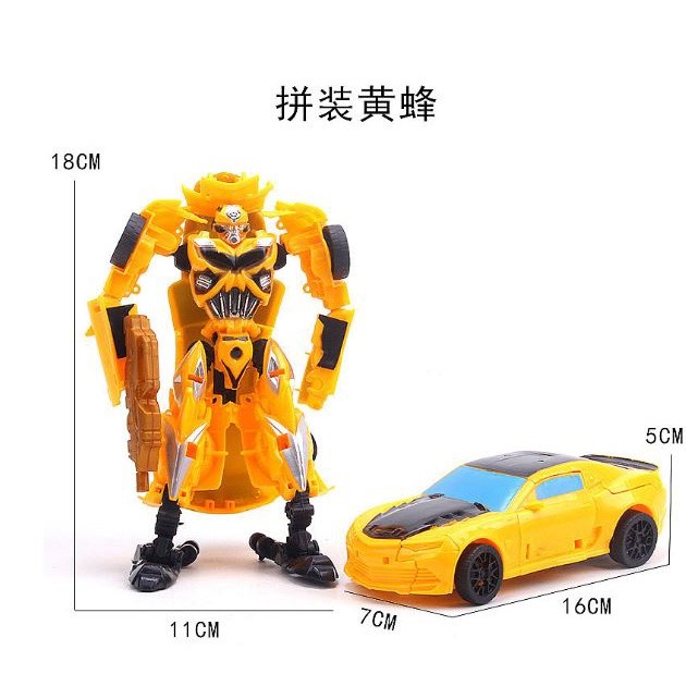 Transformers Anime Cartoon Figure Kawaii Bumblebee Optimus Prime Action Doll Car Model Children Toys Cake Decor (2121L) - Image 7