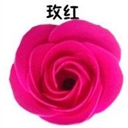 1pc 3.5cm diameter Rose Soap Flower Head Three-layer No Base Rose Soap Flower Head Eternal Flower (502L) - Image 13