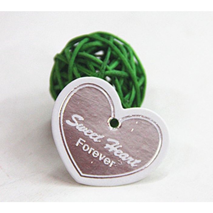 48pcs~80pcs Heart Round Gift Paper Tags Love Candy Baking Cookie Gift Paper Box Heart Tag Label 喜糖盒卡 (894L) - Image 5