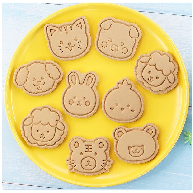 Mini Frame Sweets Anime Molds Dog Mold Cookie Stamps Cutters Pastry Cutter Baking Accessories Tools Kitchen饼干模具(2208L) - Image 2