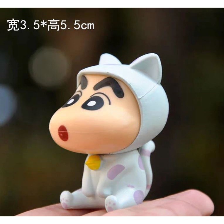 1pcs Crayon Shin-Chan Figures Shinnosuke Nohara Shinchan Cosplay Animals Bird Cat Dog Cow Rabbit Butterfly(964L) - Image 11