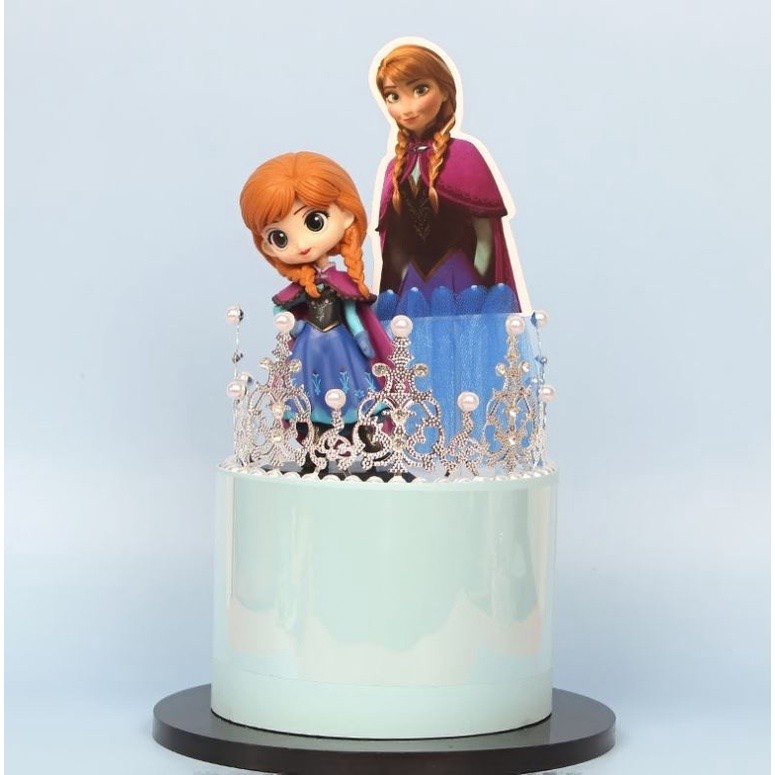 Princess Cupcake Toppers Yarn Skirt Cake Decoration Girl's Birthday Gifts 卡通纱裙插旗 (201L) - Image 8