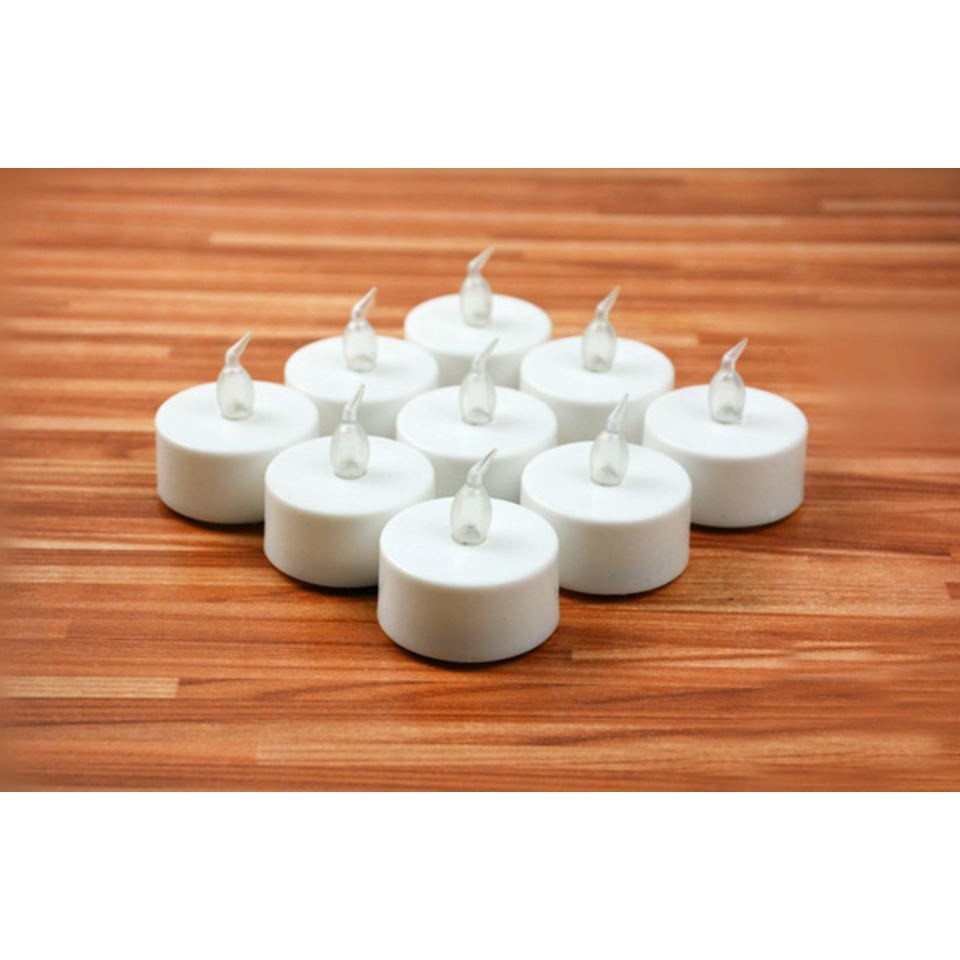 Battery Operated Flameless Led Small Candle Battery Powered Tea Lamp Flashing Christmas Wedding Wedding (1096L) - Image 4