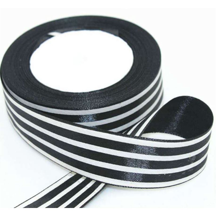 5.5M 2.5cm Stripe Grosgrain Ribbon Gift Wrap Ribbon Decoration Ribbons Diy Crafts Materials Packaging Accessories - Image 4