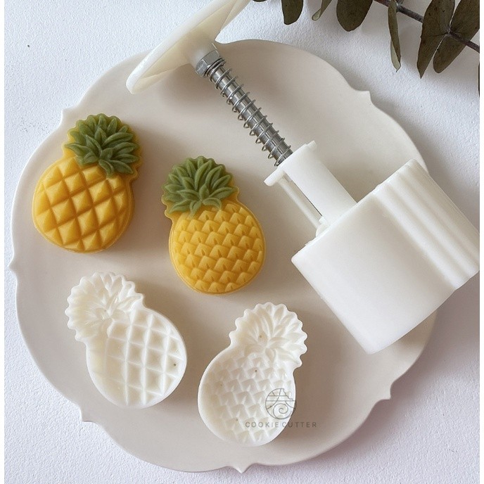 30g/50g Fruit Pineapple/ Pumpkin Shaped Mooncake Mold Stamp Hand Press Chocolate Mould 菠萝南瓜月饼模具(2205L) - Image 7