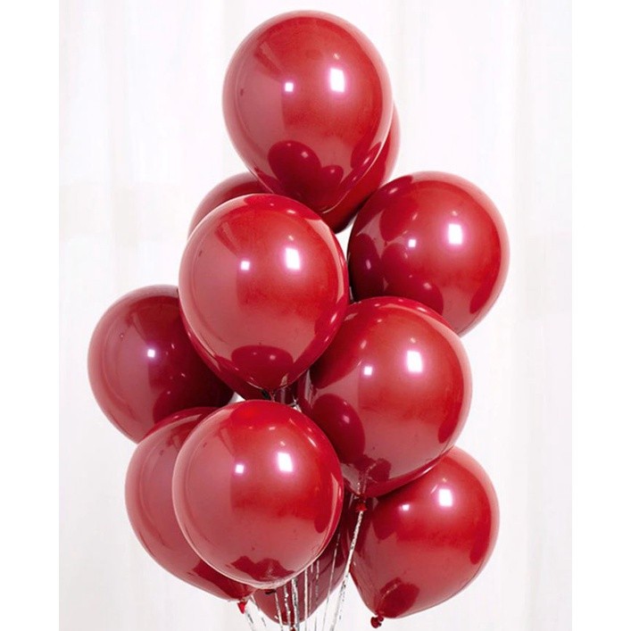 100pcs 10inch 4.5g Glossy Metal Pearl Latex Balloon Helium balloon Wedding Birthday Party decoration(599) - Image 11