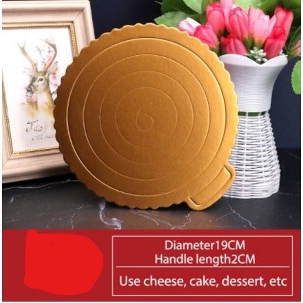 Mousse Cake Boards Paper Cupcake Dessert Displays Tray Gold Cake Board Paper Base Pastry Baking(1485L) - Image 9
