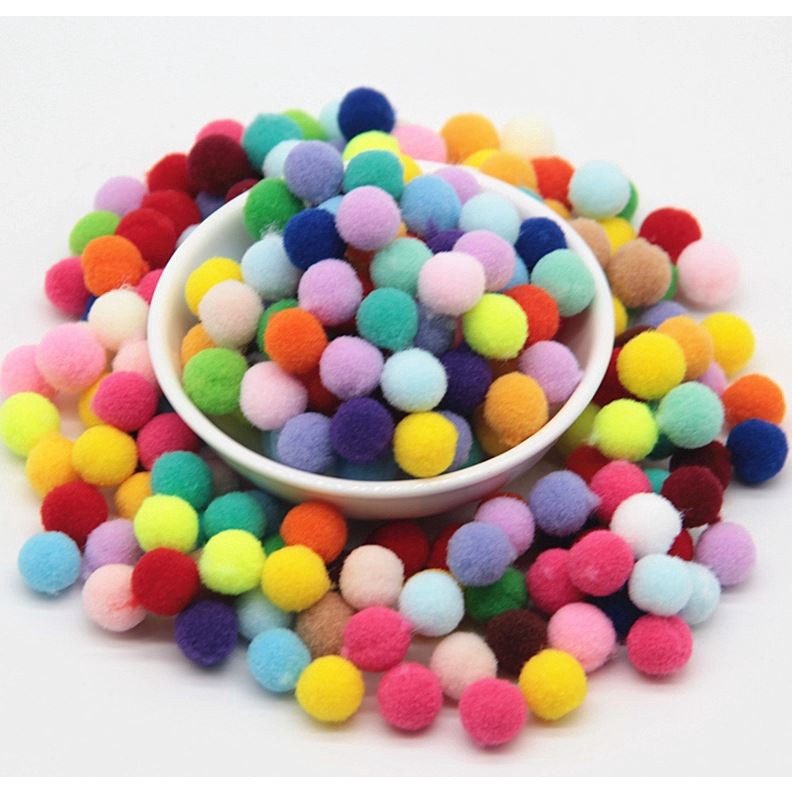 10/12/15/20/25/30mm Mini Fluffy Soft Pom Poms Pompoms Ball Handmade Kids Toys Wedding Christmas Decor DIY Sewing(845L) - Image 13