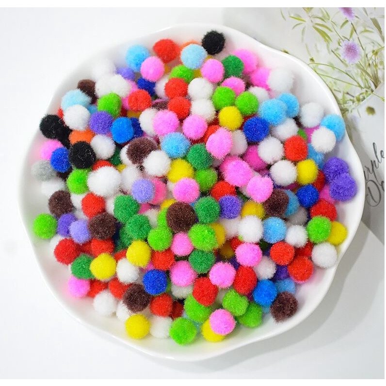 10/12/15/20/25/30mm Mini Fluffy Soft Pom Poms Pompoms Ball Handmade Kids Toys Wedding Christmas Decor DIY Sewing(845L) - Image 17
