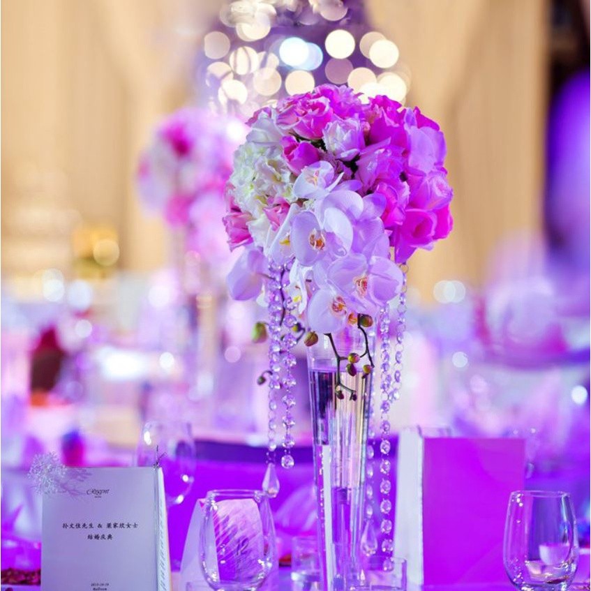 14mm~35mm Acrylic Crystal Beads Drop Shape Garland Chandelier Hanging Party Decor Wedding Decoration Centerpieces(1203L) - Image 9