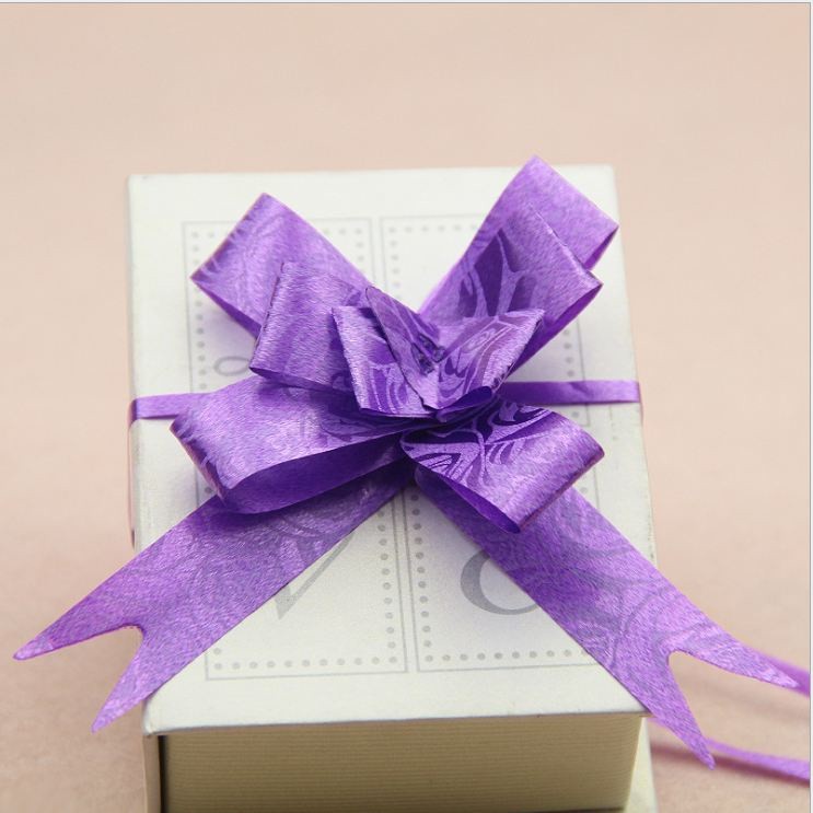 10pcs 12# Christmas Handmade DIY Pre Tied Satin Mini Ribbon (Rose) Gift Package Bow Wedding Crafts Accessories(227L) - Image 6