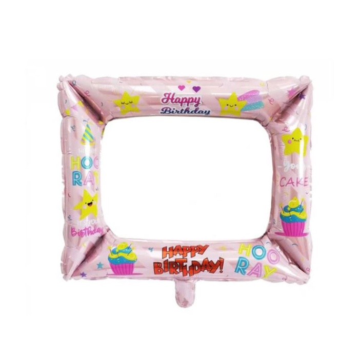 Explosive family photo frame balloon birthday party decoration aluminum film balloon scene decoration props(1579L) - Image 7