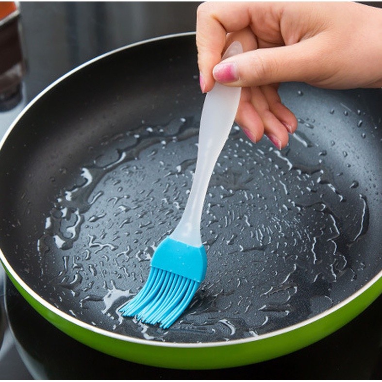 Barbecue Brush Split Type High Temperature Resistant Silicone Oil Brush Cake Baking Cream Cooking Kitchen 手柄硅胶毛刷(2191L) - Image 3
