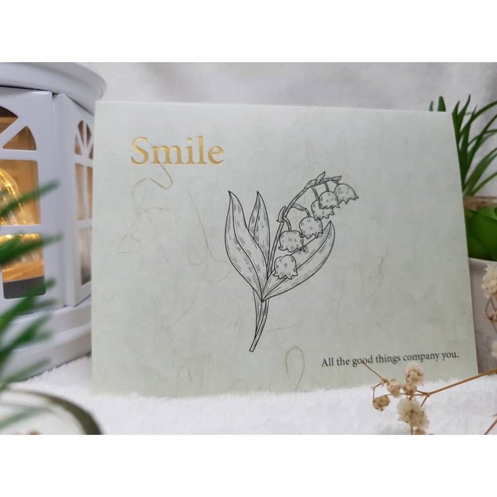 1pc Creative Greeting Cards Love You Thank You Cards Message Cards Gift Box Decoration Cards Gold Stamped Flower(1605L) - Image 7
