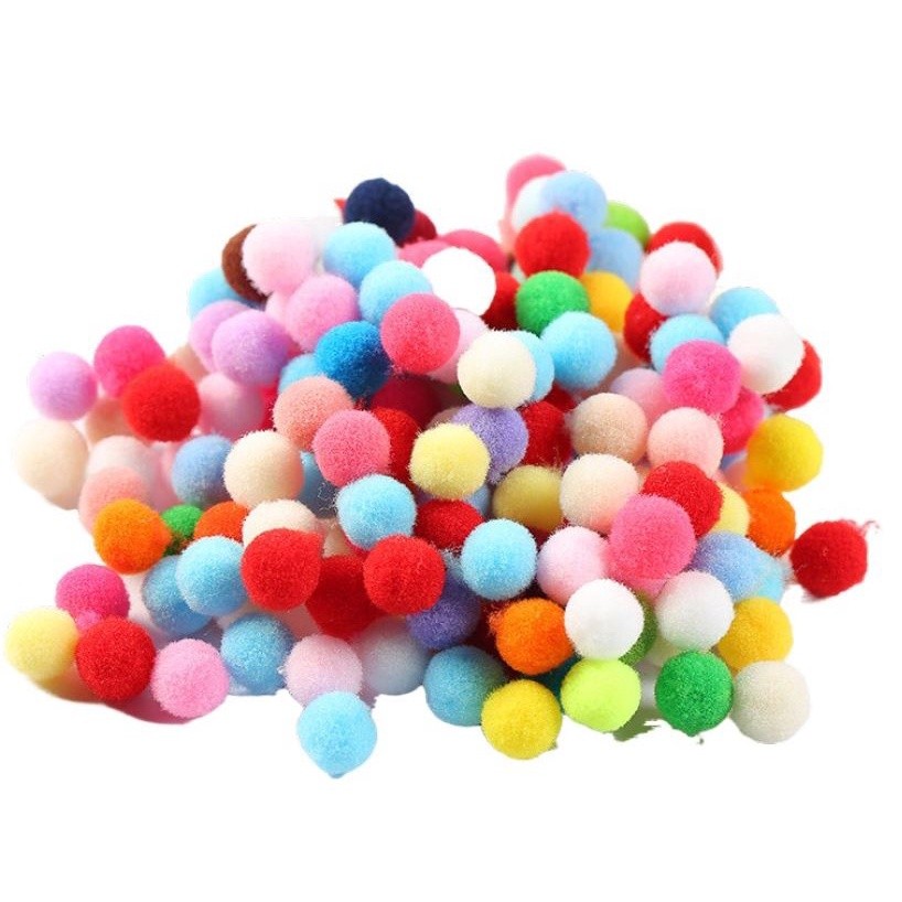 10/12/15/20/25/30mm Mini Fluffy Soft Pom Poms Pompoms Ball Handmade Kids Toys Wedding Christmas Decor DIY Sewing(845L) - Image 16