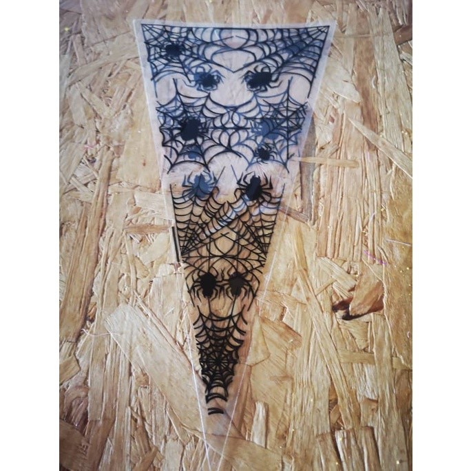 100pcs Counts Pumkin Cone Bag Halloween Pumpkin Patterned Cone Cellophane Bags Treat Candy Bags(841L) - Image 16
