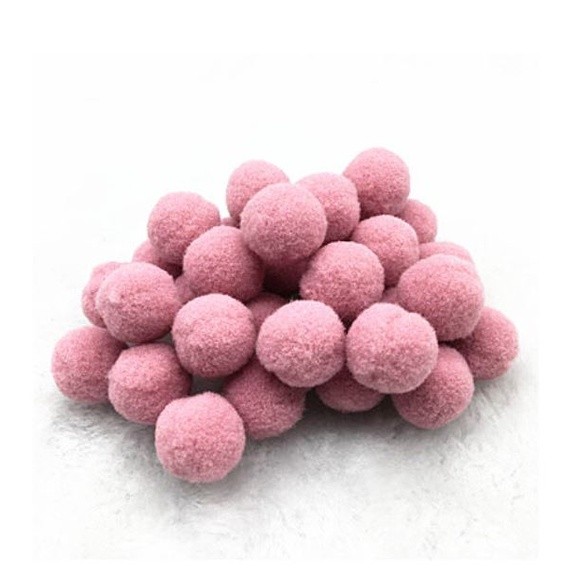 25mm (12pcs/pack) DIY Fluffy Soft Pompom Plush Pom Poms Ball Macaron Pompones Handmade Sewing Craft Kids Toy (2135L) - Image 10