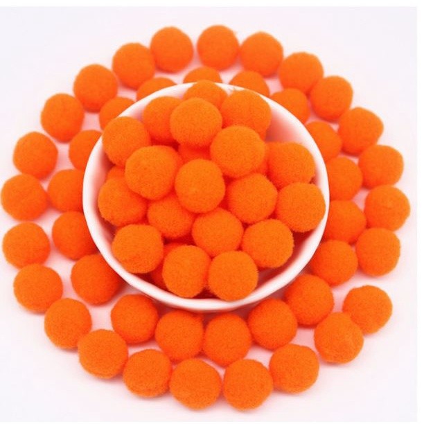 25mm (12pcs/pack) DIY Fluffy Soft Pompom Plush Pom Poms Ball Macaron Pompones Handmade Sewing Craft Kids Toy (2135L) - Image 18