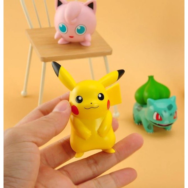 Pokemon Action Figures 1pc or Set/6pcs Pikachu Hand-made Duck Turtle Toy Figure Cake Ornaments 皮卡丘公仔(1791L) - Image 8