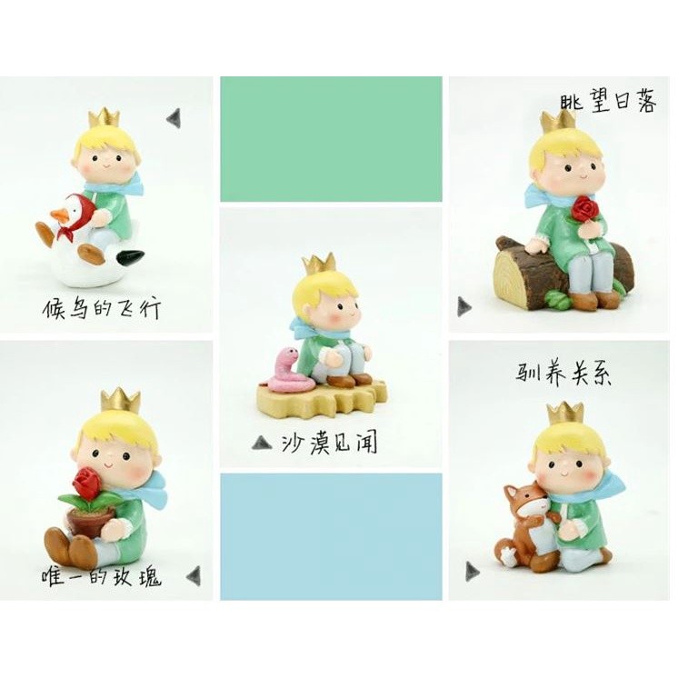 Lovely Little Prince Children Kid Happy Birthday Cake Topper Wedding Party Supplies Baby Shower Girl Boy Fox (935L) - Image 6