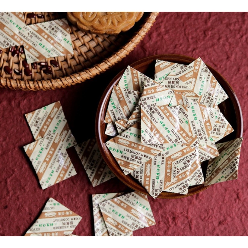 100/200/300Bags Deoxidant 30cc Oxygen Absorbers for Mooncake Long Term Food Grade Storage Saver CO2 Absorber食品干燥剂(2232L) - Image 6
