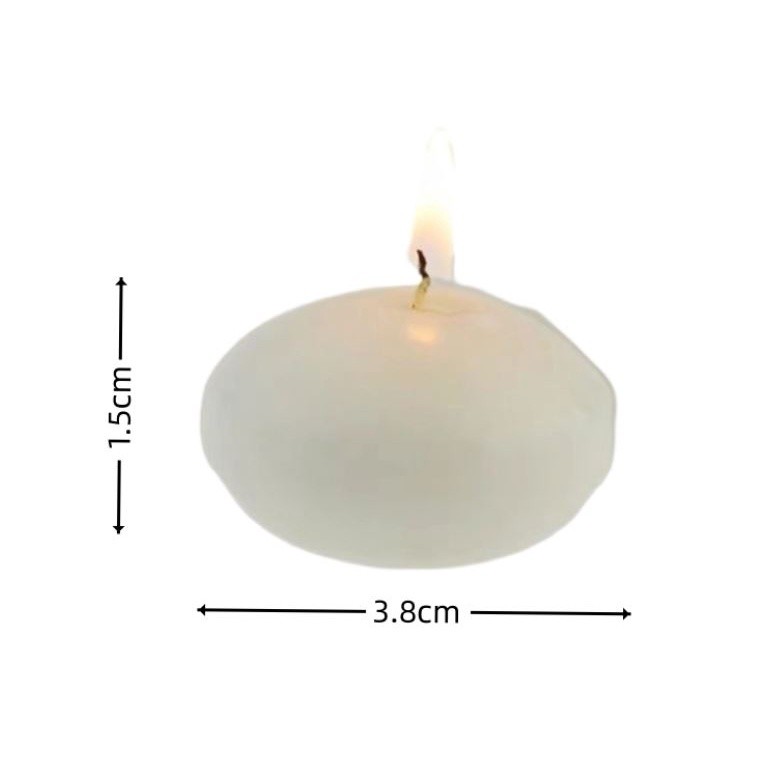 10pcs Unscented Small Floating Candles For Wedding Party Event New Year Christmas Decoration Home(257L) - Image 4