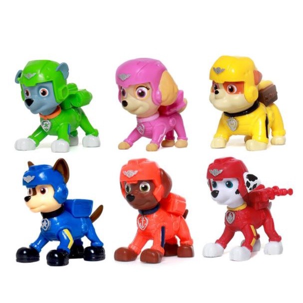 Hot Paw Patrol Toys Set Anime Figure Model Patrol Puppy Rocky Skye Zuma Rubble Marshall Kids Toys Birthday Gift(1043L)