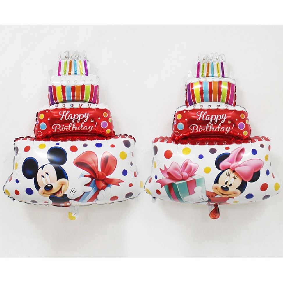 Mini Large Mickey Mouse Minnie Foil Balloons Kids Birthday Party Globos Birthday Baby Show Decorative Balloon(175L) - Image 6