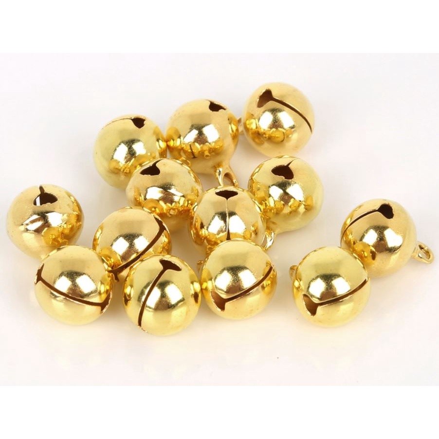8/10/12/14/16/18/20mm Silver Gold Jingle Bells Pendants Hanging Christmas Tree Ornaments Christmas Decoration DIY(2268L) - Image 9