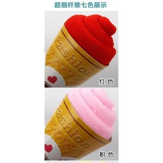 READY IN STOCK 1pc/lot Ice Cream Towel Soft Gift Towel birthday gift cake towel ice cream towel(185L) - Image 4