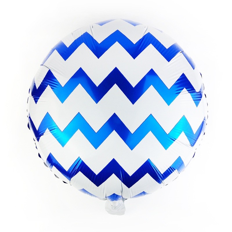 18inch Corrugated Dot Aluminum Balloon Wave Pattern Balloon Round Decoration Festival Party Supplies(212L) - Image 2
