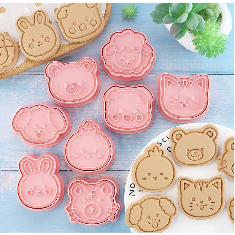 Mini Frame Sweets Anime Molds Dog Mold Cookie Stamps Cutters Pastry Cutter Baking Accessories Tools Kitchen饼干模具(2208L) - Image 7