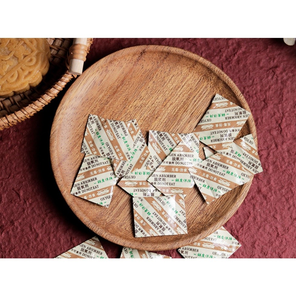100/200/300Bags Deoxidant 30cc Oxygen Absorbers for Mooncake Long Term Food Grade Storage Saver CO2 Absorber食品干燥剂(2232L) - Image 2