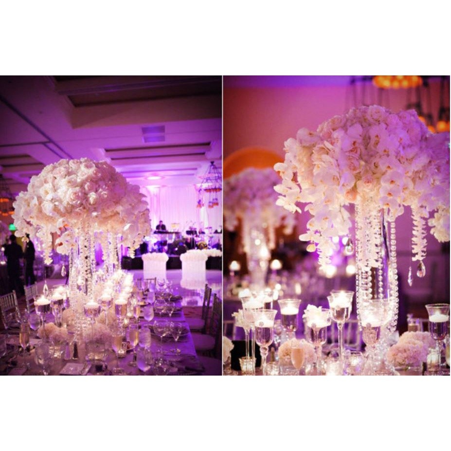 14mm~35mm Acrylic Crystal Beads Drop Shape Garland Chandelier Hanging Party Decor Wedding Decoration Centerpieces(1203L) - Image 8