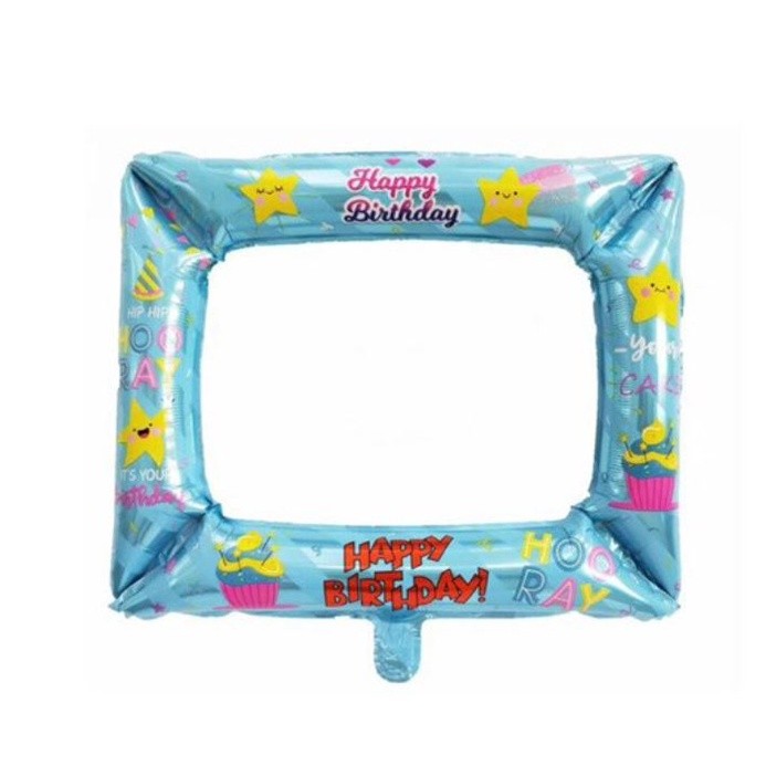 Explosive family photo frame balloon birthday party decoration aluminum film balloon scene decoration props(1579L) - Image 8