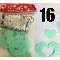 Laser balloon pendant decoration sequins love word stars rain silk ornaments birthday wedding room(177L) - Image 17