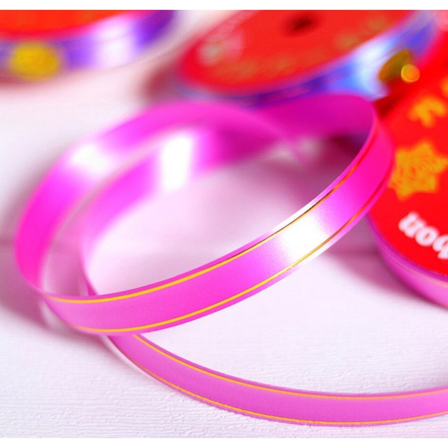 1.60cm 10m/roll Balloon Cable Ties Plastic Ribbon Wedding Decoration Gift Wrapping Colored Ribbon(719L) - Image 5