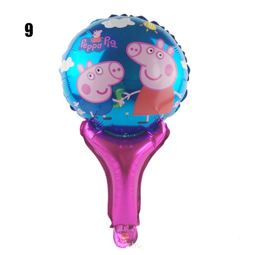 Cartoon Moana/ Princess Hand Sticks Foil Balloons Baby Birthday Wedding Party Decorations Air Globos Kids(295L) - Image 8