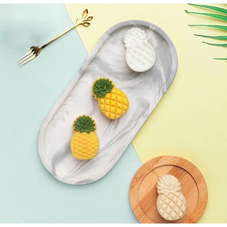 30g/50g Fruit Pineapple/ Pumpkin Shaped Mooncake Mold Stamp Hand Press Chocolate Mould 菠萝南瓜月饼模具(2205L) - Image 4