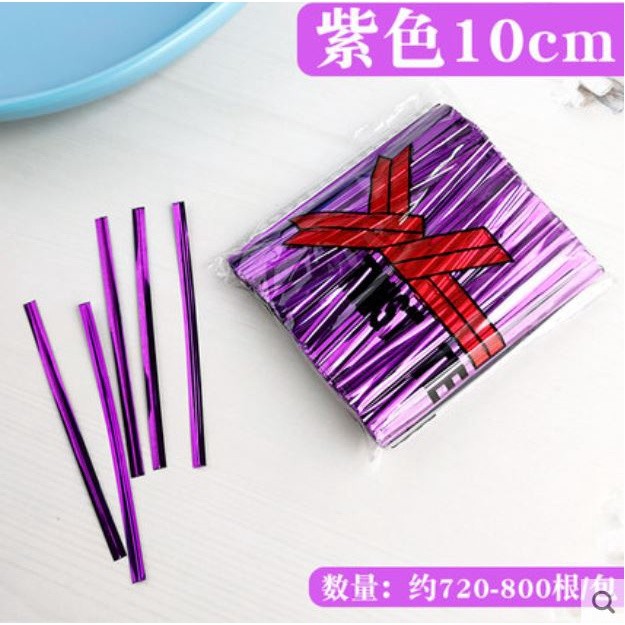 6/8/10cm Lucia crafts Twist Ties Packaging Rope Wire Belt For Food Bread Cookies Bakery Bags Seals 金属扎带包装袋扎条 (170L) - Image 17