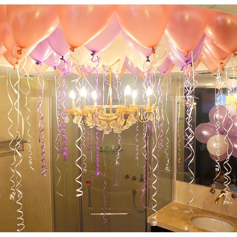 250yard/roll Balloons Ribbon for Party Decoration Birthday Gifts DIY Packing Wedding Foil Satin Ribbons (695L) - Image 3