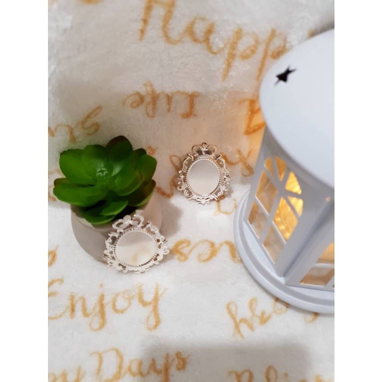 2pcs Silver Plated Brooch Pin Classic Style Cameo Cabochon Base Setting DIY Jewelry (2171L) - Image 2