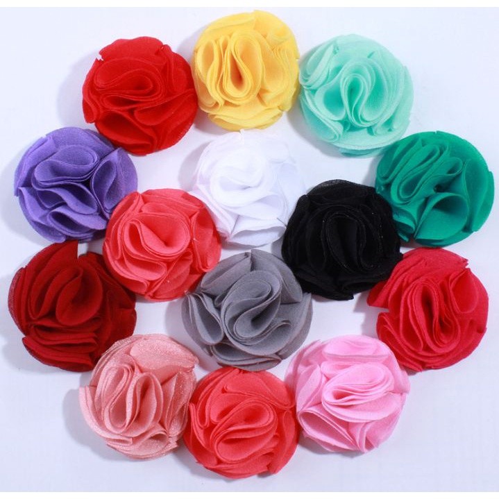 4.5cm high quality exquisite handmade flowers cloth flowers clothing, hat & hair accessories(331L)