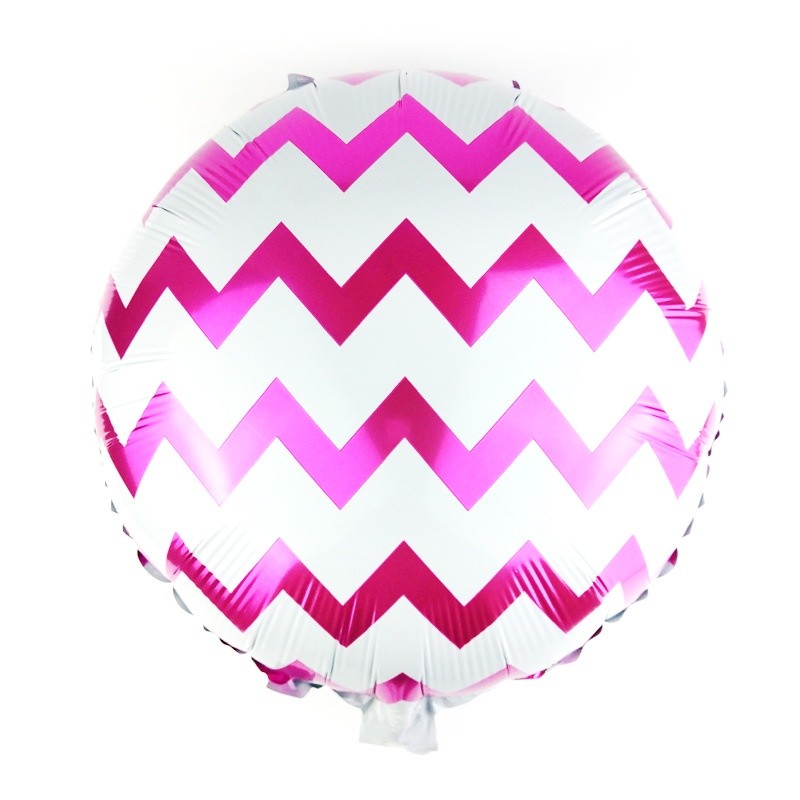 18inch Corrugated Dot Aluminum Balloon Wave Pattern Balloon Round Decoration Festival Party Supplies(212L) - Image 3