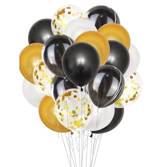 20pc /12-inch latex rose gold balloon set wedding birthday party agate sequins balloon decoration(308L) - Image 11