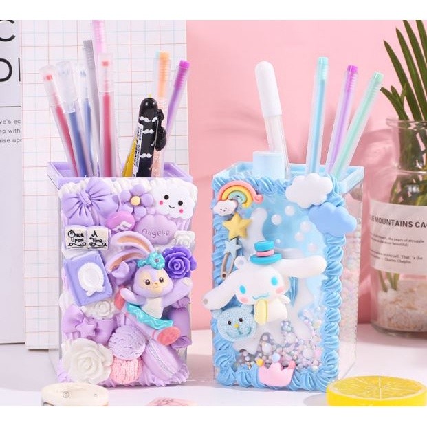 10pcs/pack Cartoon Animal/Flower Resin Flatback Slime Charms Cream Glue Resin Accessories for DIY Crafts(2139L) - Image 6