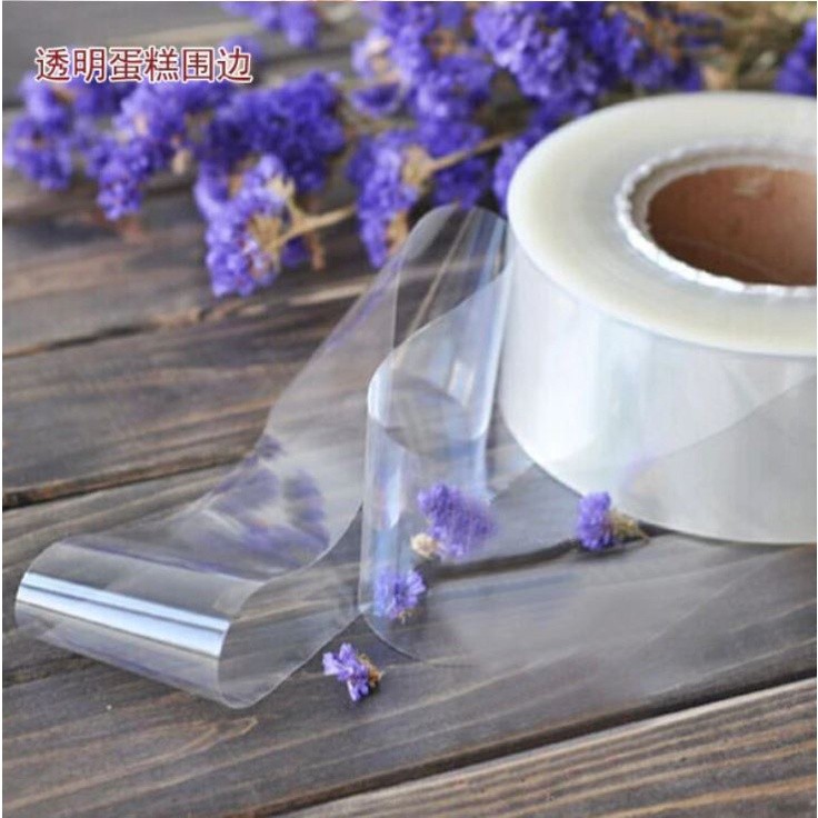 6/8/10/12cm Transparent Paper Clear Mousse Surrounding Edge Wrapping Tape BakingCake Dessert Collar DIYCake Decor(1011L) - Image 6