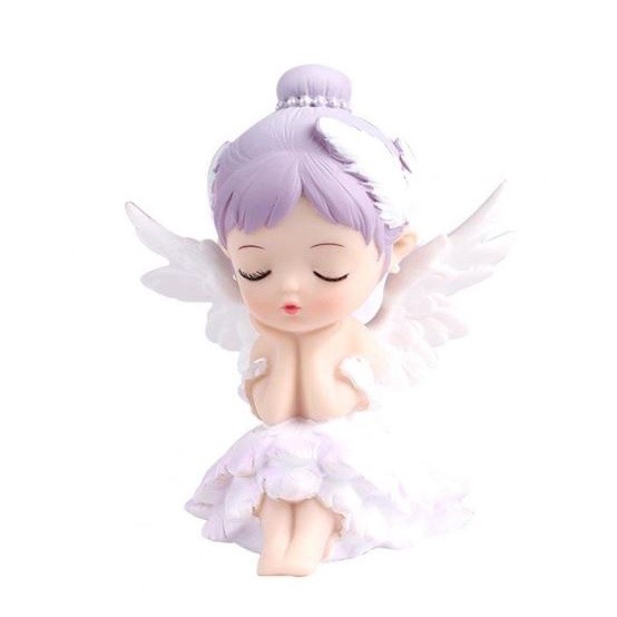 Girl Figurine Fashion Fairy Garden Ballet Girl Figurine Lightweight Girl Figure Car Ornament Angel Decor(1963L) - Image 8