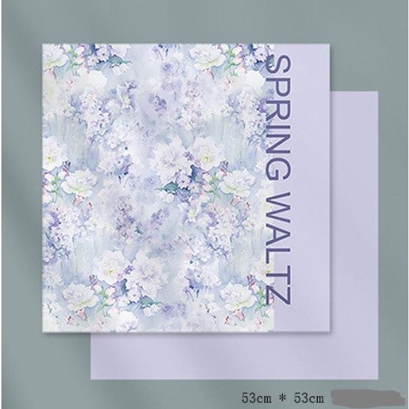 1pc Waterproof Wrapping Flower Paper Waltz Flower Shop Supplies Gift Bouquet Packaging Art Paper (2107L) - Image 9