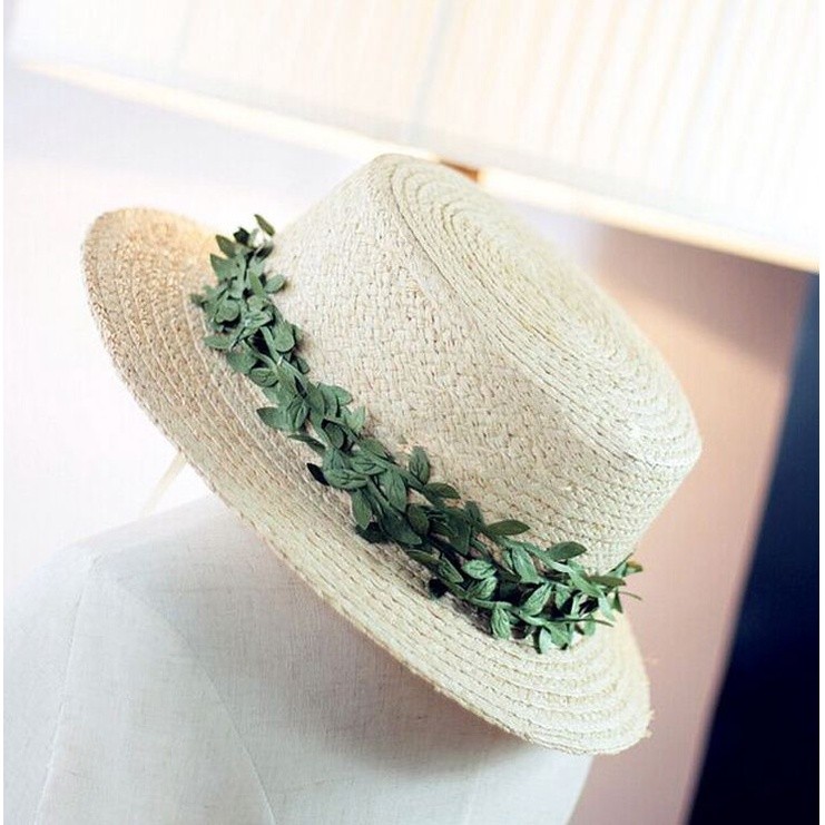 2yards Silk Leaf-Shaped Handmake Artificial green Leaves For Wedding Decoration DIY Wreath Gift Scrapbooking绿叶藤条树叶(851L) - Image 6